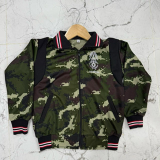 เสื้อแขนยาวทหารเด็ก เสื้อแจ็คเก็ตเด็ก