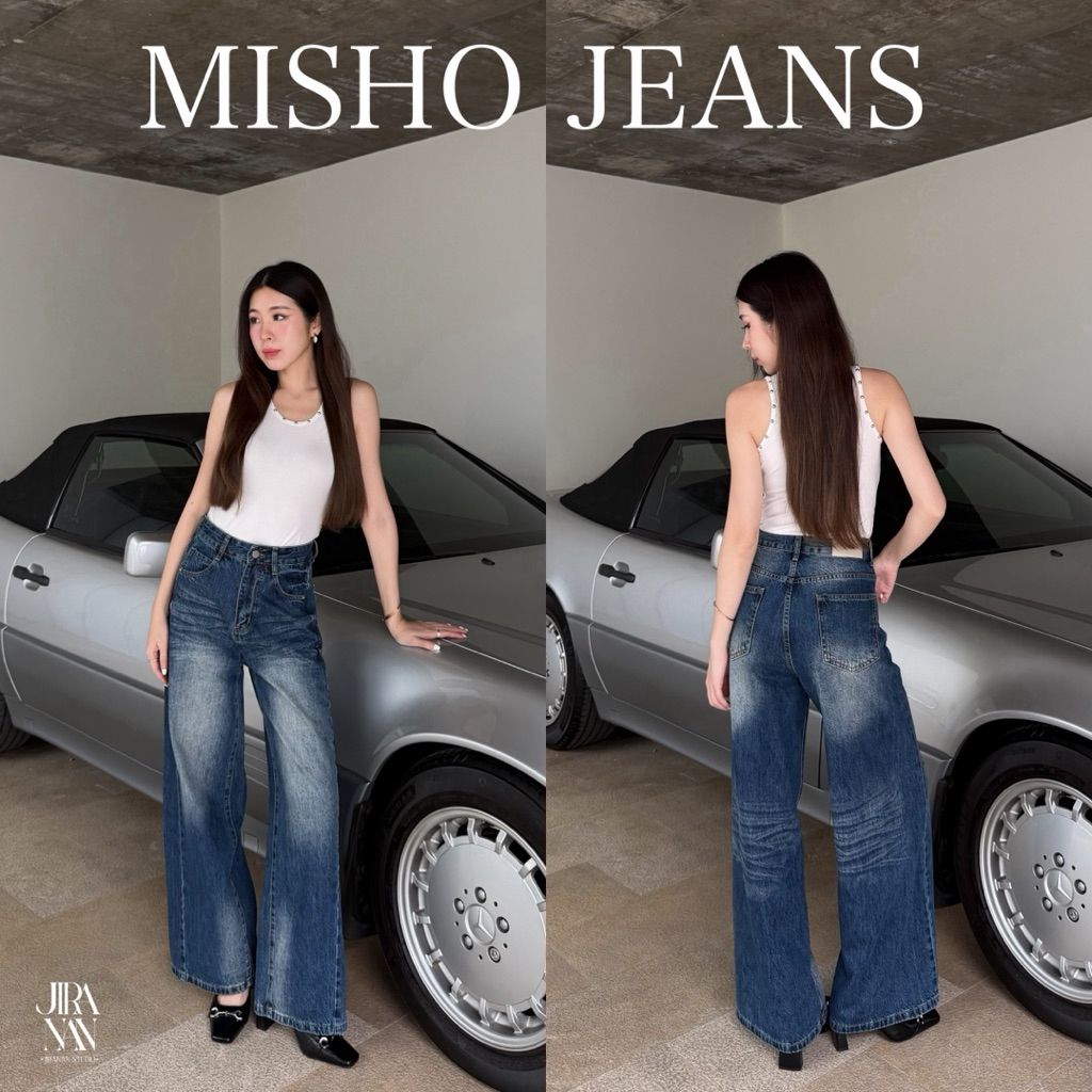 JS12213- ขากระบอก MISHO JEANS ( special 10.10 )