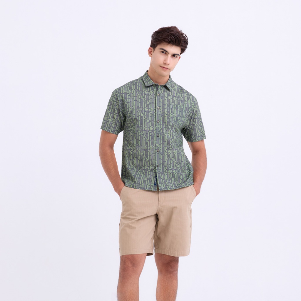 Khaki Bros. – คาคิบรอส – Shorts Relax Fit  – กางเกงขาสั้น ทรง Relax Fit – KM25T006 ราคา ถูกที่สุด ดีลบีเคเค แกลเลอรีภาพที่ 5