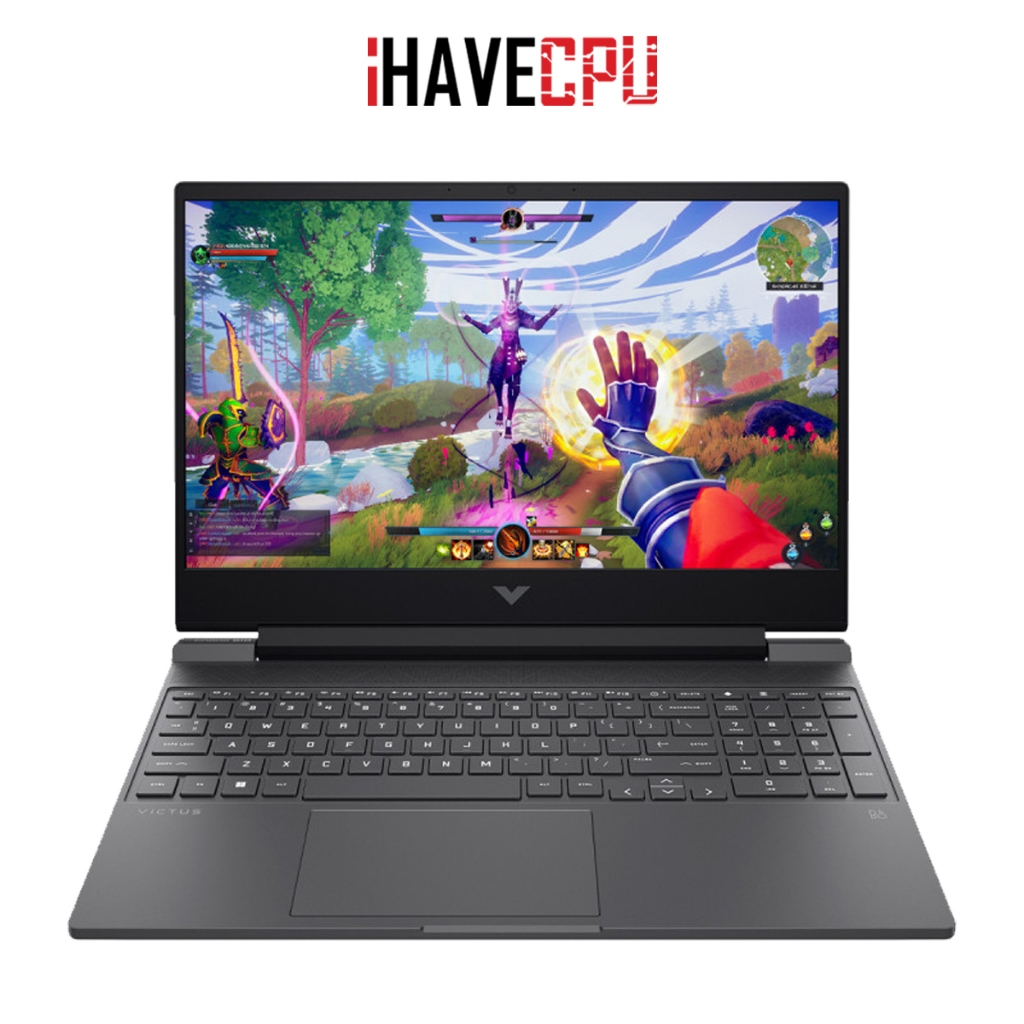 iHAVECPU NOTEBOOK (โน้ตบุ๊ค) HP VICTUS 15-FB3034AX (MICA SILVER)