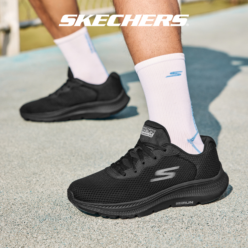 Skechers สเก็ตเชอร์ส รองเท้าผู้ชาย Men GOrun Consistent 2.0 Performance Shoes - 220864-BBK - Air-Cooled Goga Mat