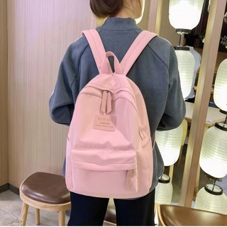 4 สีคลาสสิกกระเป๋าเป้สะพายหลังผู้หญิงเกาหลีพักผ่อนโรงเรียนเดินทางกระเป๋าเป้สะพายหลัง