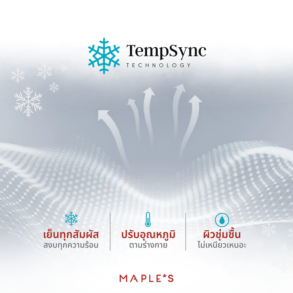MAPLE S ปลอกหมอนข้าง Satin-Silk รุ่น Cooling thumbnail 3