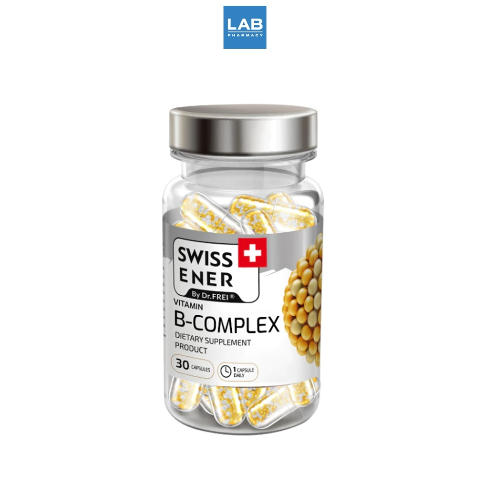 Swiss Energy B complex 30 Capsules - สวิต เอเนอจี บี-คอมเพล็ก วิตามินบีรวม บำรุงประสาทและสมอง 30 แคปซูล ราคาถูก Shopee Lazada