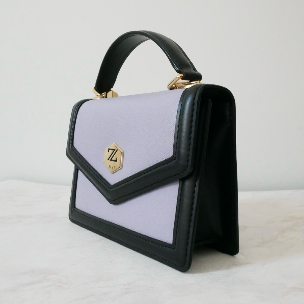 Jazi Pastel purple Top Handle Bag.