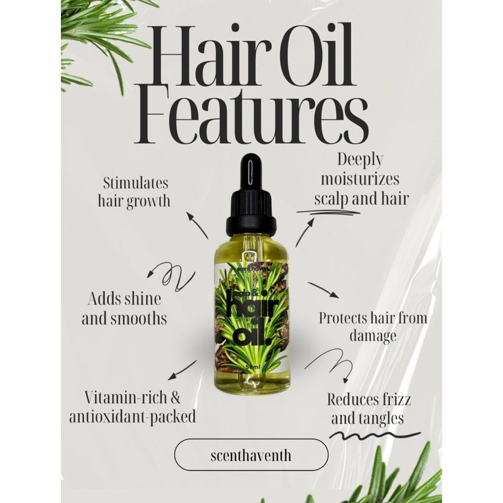 Rosemary Scalp&Hair Oil 50 ml.