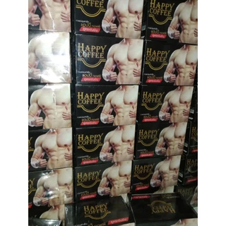 แฮปปี้กาแฟ สูตรเข้มข้น กล่องละ10ซอง Happy coffee ซองละ20กรัมกาแฟสำหรับท่านชาย
