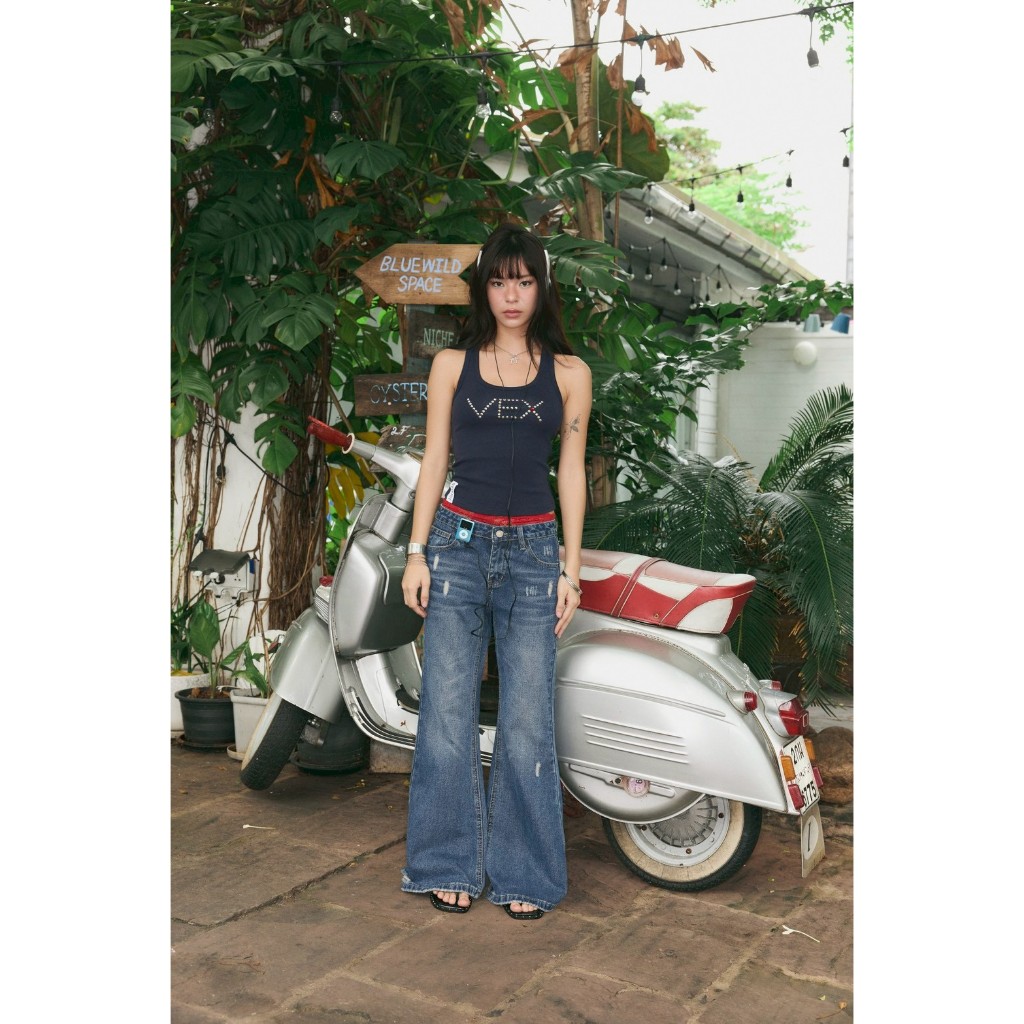 STYLIST -  Bella jeans Jeans-004 กางเกงยีนส์ขาม้า - รูปที่ 7