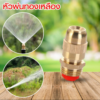 หัวฉีดรดน้ำ 5/10ชิ้น หัวฉีดรดต้นไม้ ก้อกพ่นหมอกทองเหลือง หัว…