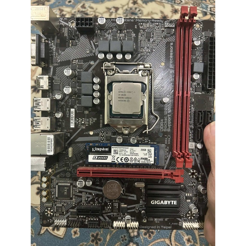 i3 gen10พร้อมบอร์ด ใช้งานได้ปกติ มือสอง