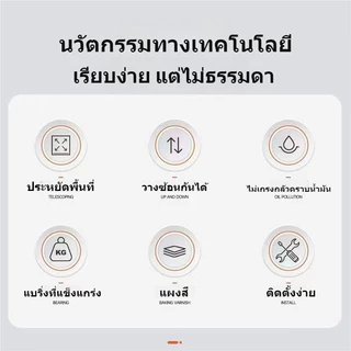 ชั้นวางไมโครเวฟ C-Shape สำหรับครัว พร้อมที่วางหม้อหุงข้าว ช่วยประหยัดพื้นที่บนเคาน์เตอร์