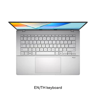 เอซุส โน๊ตบุ๊ค ASUS VIVOBOOK S14 OLED S3407QA-OLED053WA/Snapdragon® X X1/RAM16GB/ประกัน 3ปี Onsite