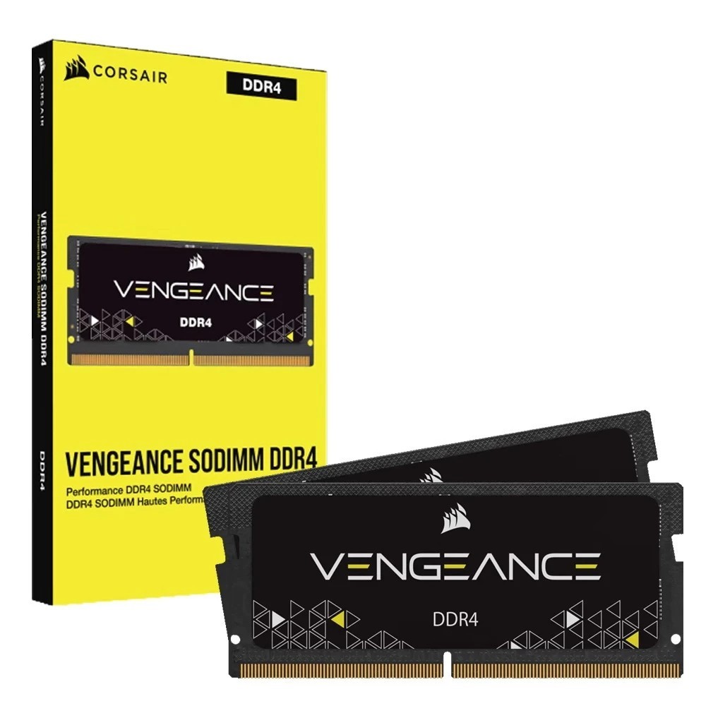 CORSAIR VENGEANCE 16GB (8GBx2) DDR4/3200 RAM NOTEBOOK CMSX16GX4M2A3200C22