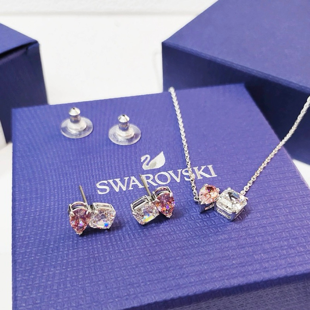 แท้100%🎀แถมกล่องและถุง🎁 ออสเตรียคริสตัลหัวใจร่วมกันสร้อยข้อมือของขวัญวันวาเลนไทน์สำหรับแฟนวันเกิด