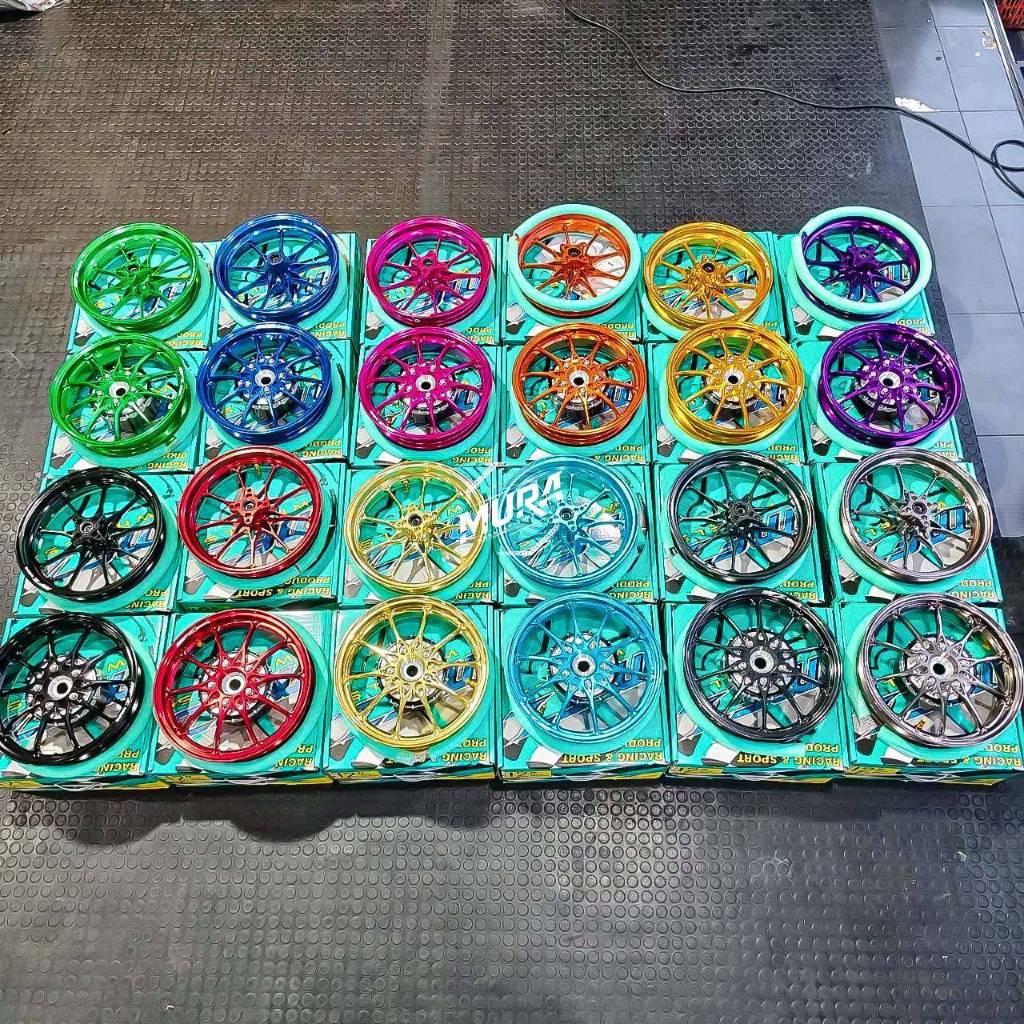 ล้อฟอร์จ MFZ ตรงรุ่น GIorno+ ล้อแท้ 12สี เขียว น้ำเงิน ชมพู ส้ม ทองเข้ม ม่วง ดำ แดง ทองอ่อน ฟ้า เทา ไทเทเนียมทอง