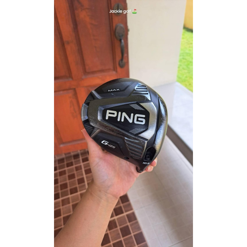 ไม้กอล์ฟ มือสองสภาพดี หัวไดร์เวอร์ PING G425 MAX Loft 10.5' + sleeve