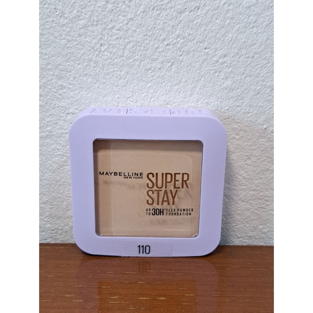Maybelline Super Stay Flex Powder 9 g. เมย์เบลลีน แป้งผสมรองพื้น ซุปเปอร์สเตย์ เฟล็กซ์ พาวเดอร์ 9 กรัม มีทุกสี