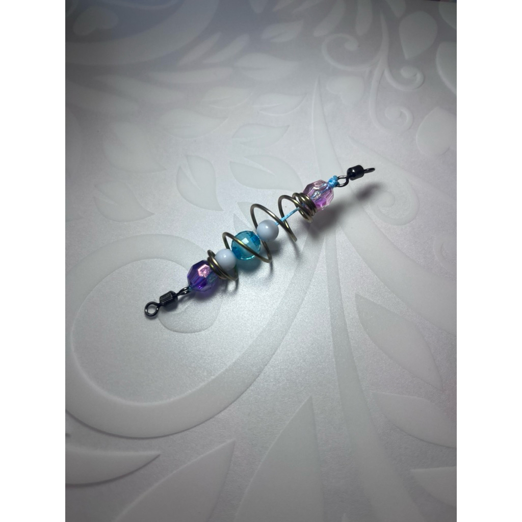 ตะกร้อตกปลายสวาย 3CM (ลูกหมุนเบอร์5) สายPE120 ปอนด์/