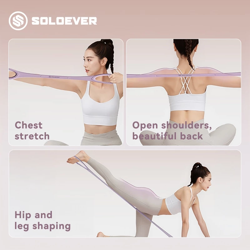 SOLOEVER ยางยืดออกกำลังกาย แถบแรงต้าน โยคะ พิลาทิส thumbnail 5