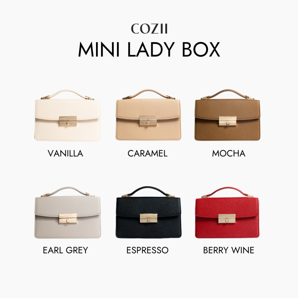 COZII : กระเป๋าสะพาย รุ่น Mini Lady Box (6สี)