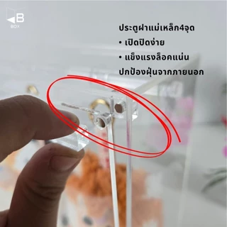 ตู้อะคริลิคห้อยตุ๊กตา กล่องอะคริลิค ตู้ห้อยlabubu ตู้โชว์ตุ๊กตา แขวนตุ๊กตา ตู้ห้อยcrybaby ตู้โชว์popmart ขนาด60×25×13