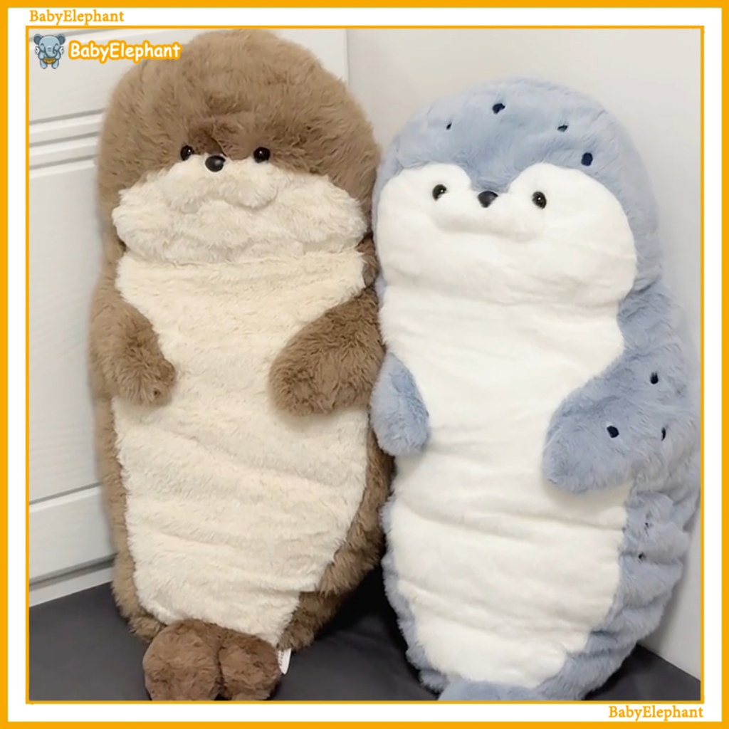 พร้อมส่ง ตุ๊กตานากนุ่มและน่ารักตุ๊กตานากนุ่มพิเศษขนาดใหญ่ตุ๊กตาหมอนทะเลสุดนุ่มของขวัญวันเกิด60/80CM