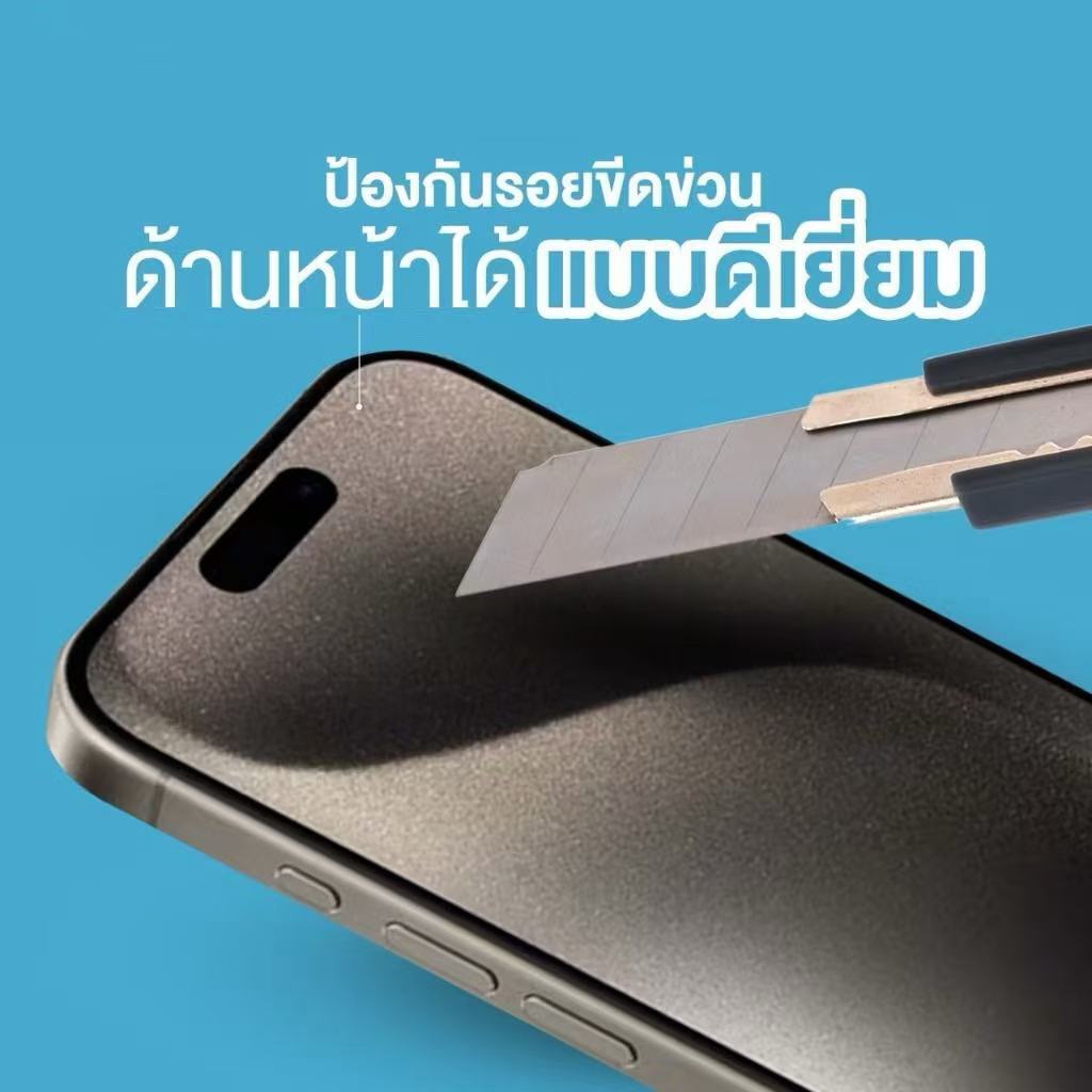 New ฟิล์มกระจกเต็มจอ ป้องกันหน้าจอ 5D For ZTE Blade A54 Temperedglass