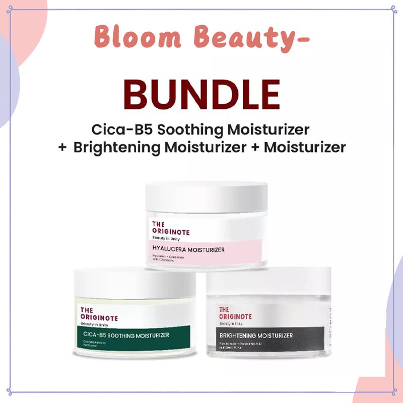 The Originote Hyalucera Moisturizer 50ml- Brightening Moisturizer50ml-Cica-B5 Soothing มอยเจอร์ไรเซอ