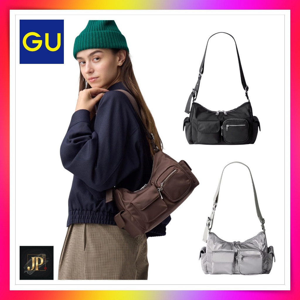 กระเป๋าสะพายไหล่ GU Out Pocket +E【GU Out Pocket Shoulder Bag +E】