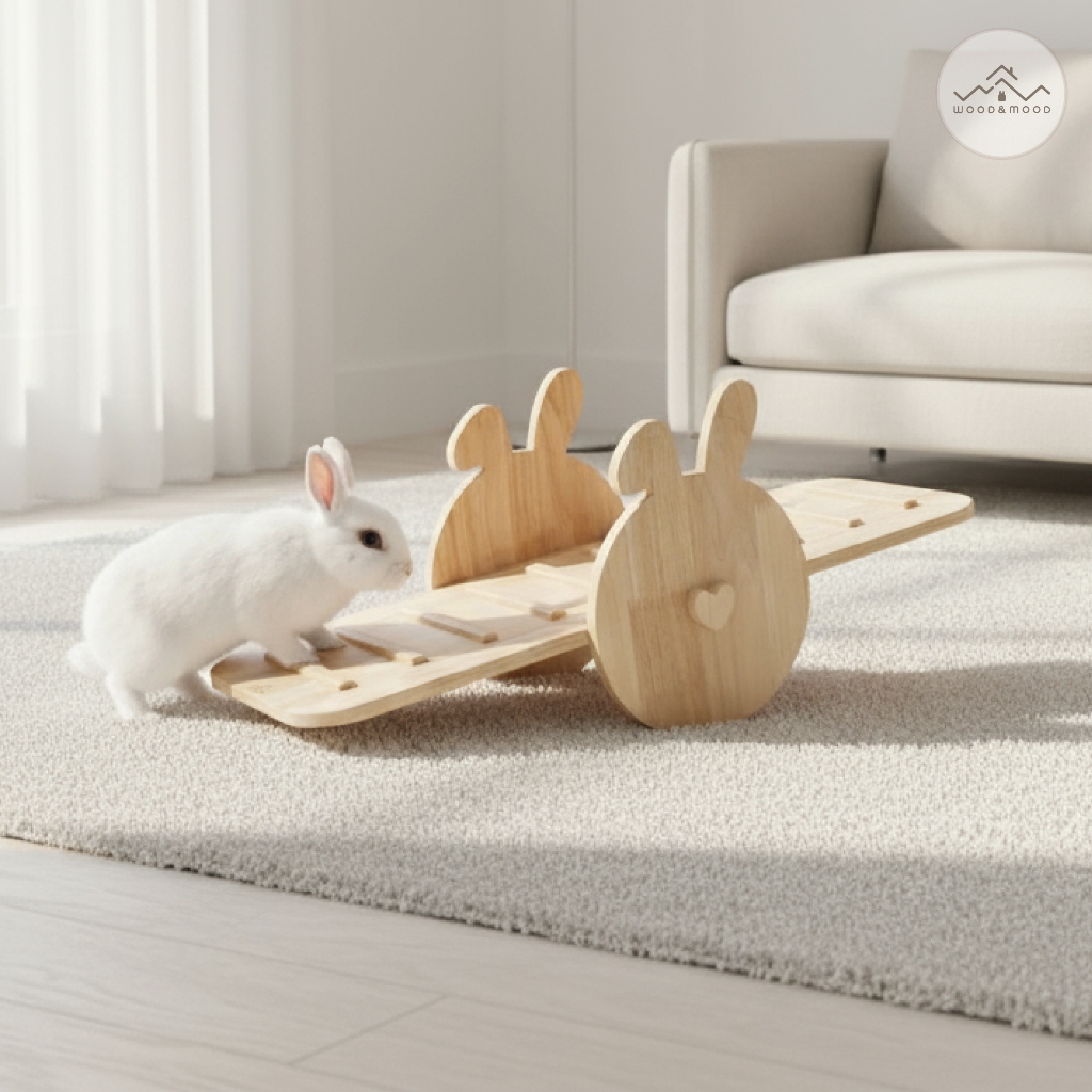 แท่นกระดกกระต่าย ของเล่นกระต่าย  [WOOD&MOOD]TH
