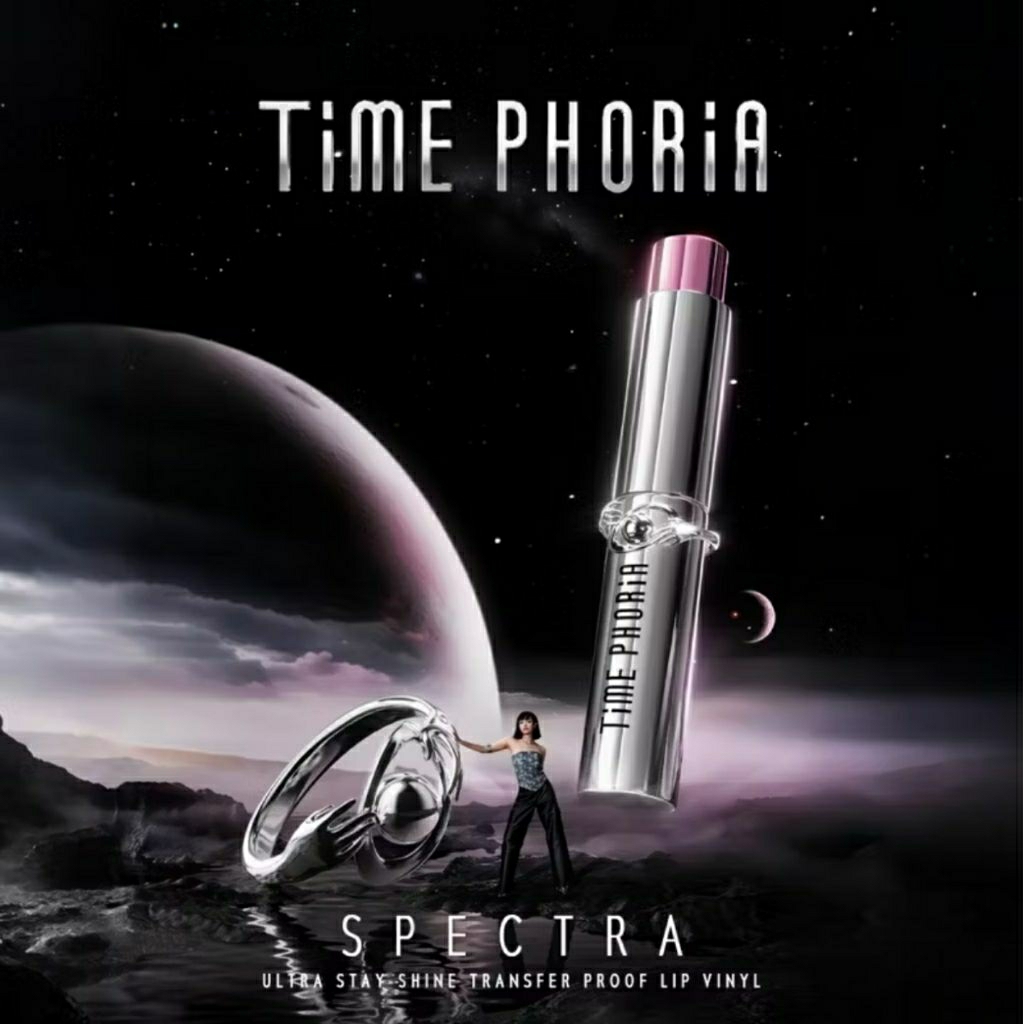 Time Phoria Spectra Ultra Stay-Shine Transfer Proof Lip Vinyl ไทม์ฟอเรีย ลิปไวนิลเนื้อสัมผัสบางเบา 5 ml.