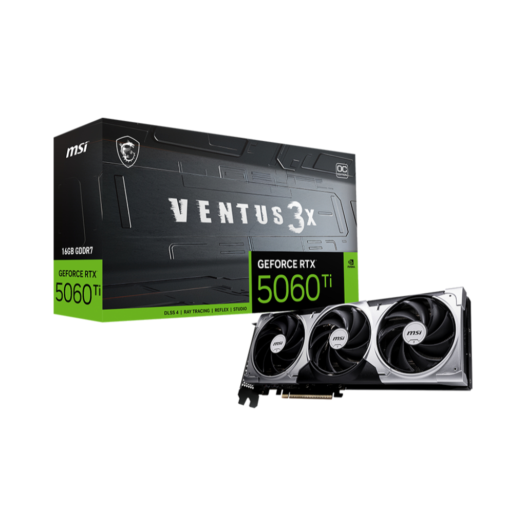 การ์ดจอ RTX 5060 Ti 16GB MSI Ventus X3 | ของแท้ มือสองสภาพดี