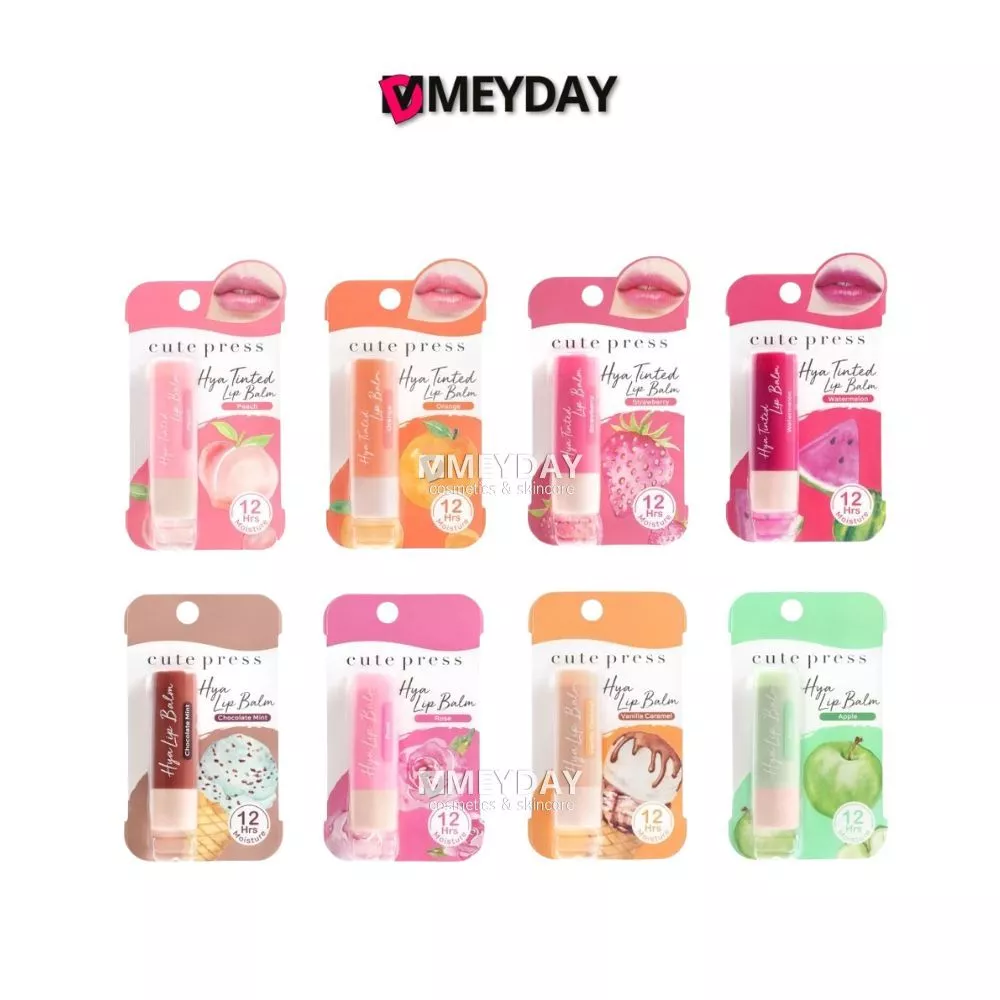 Cute Press Hya Tinted Lip Balm คิวท์เพรส ไฮยา ทินท์ ลิป บาล์ม 3.7 กรัม
