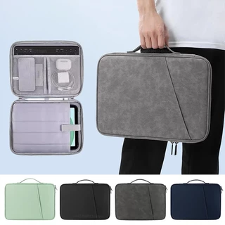 พร้อมส่ง กระเป๋าไอแพด กระเป๋าแท็บเล็ตมีหลายช่อง เนื้อผ้ากันน้ำกันกระแทกใส่ไอแพด เก็บของเก็บเอกสาร 13/11 Inch