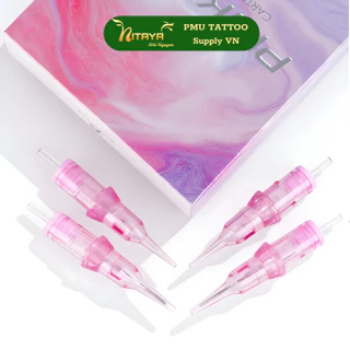 Pinky Pro Biomaster & Thunder Pinky – 20pcs – เข็มคาร์ทริดจ์ PMU/Tattoo – ติดสีสม่ำเสมอ ลดแรงสั่น