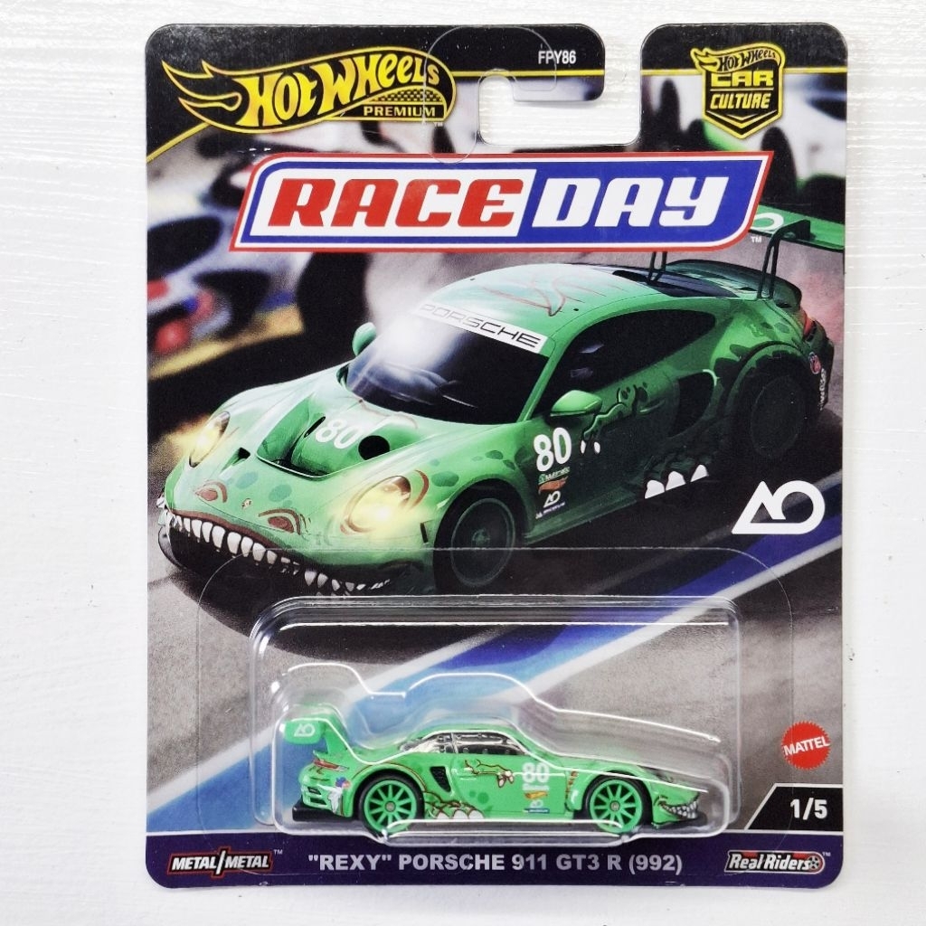 Hot wheels รุ่น "Rexy" Porsche 911 GT3 R(992)