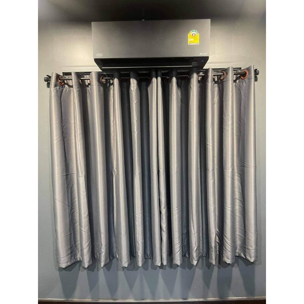 แนะนำ ผ้าม่าน ผ้าม่านกันเเสง ผ้าม่านสำเร็จรูป ม่านตาไก่  เนื้อผ้ากันเเสง ผ้าสีพื้น กันUV95-99% ฟรีสายรวบม่าน ผ้าม่านสีเทา ม่านกั้นห้อง ราคาพิเศษ มีเก็บเงินปลายทาง