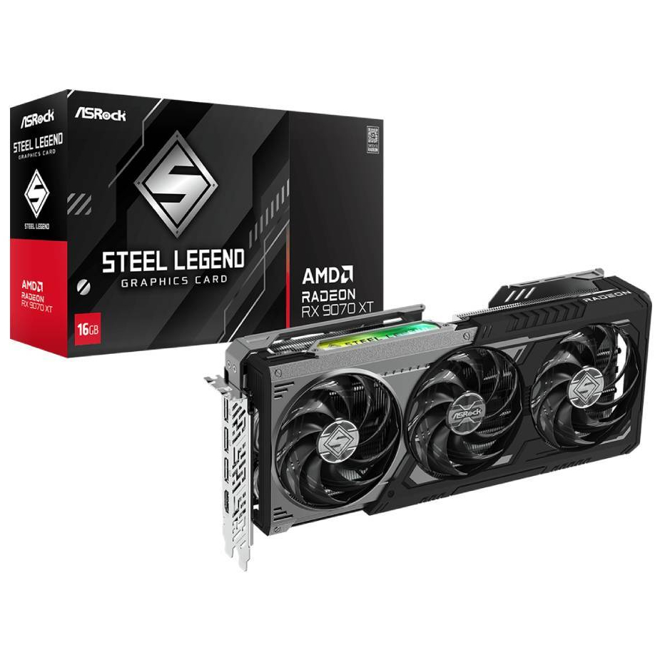 ASROCK RX9070XT STEEL LEGEND DARK 16GB GDDR6