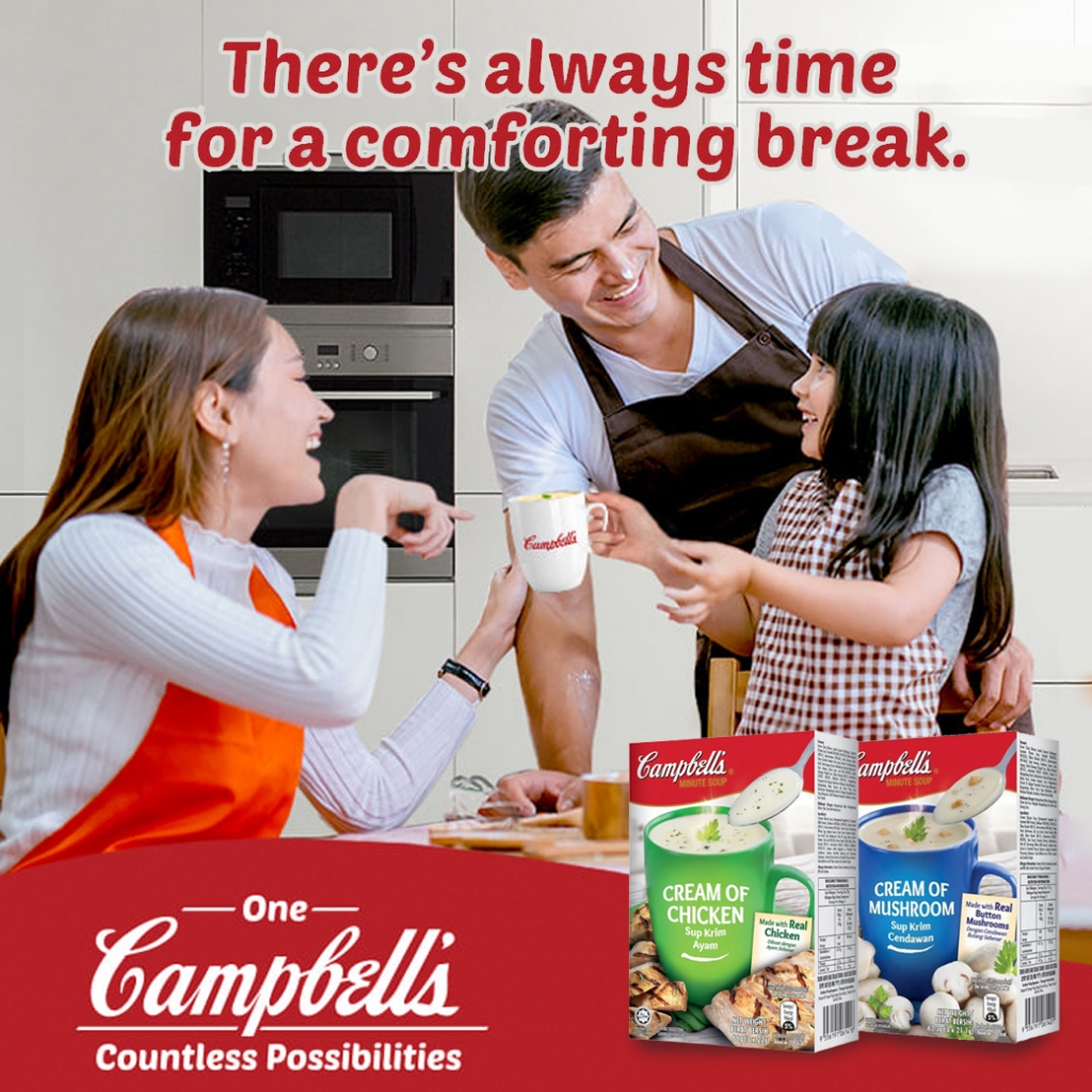 Campbell's Cream Soup แคมเบลล์ ครีม ซุป 2รส 66g