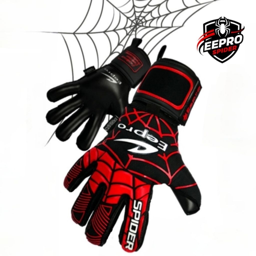 (Eeproลิขสิทธิ์💯)ไซส์ 6-11 ถุงมือโกล์ เด็ก-ผู้ใหญ่/ถุงมือผู้รักษาประตู Eepro Spider