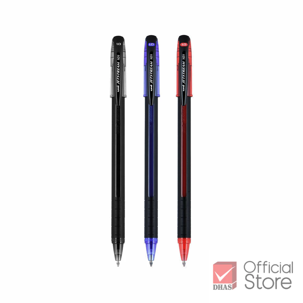 Uni ปากกา ปากกาลูกลื่น Jetstream SX-101 ขนาด 0.5 , 0.7 , 1.0 จำนวน 1 ด้าม