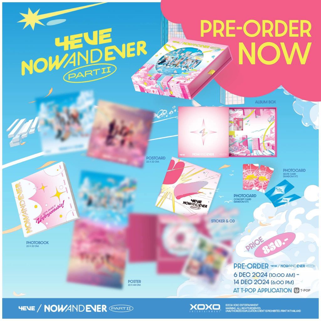 4eve now and ever album+การ์ด แฮนน่า