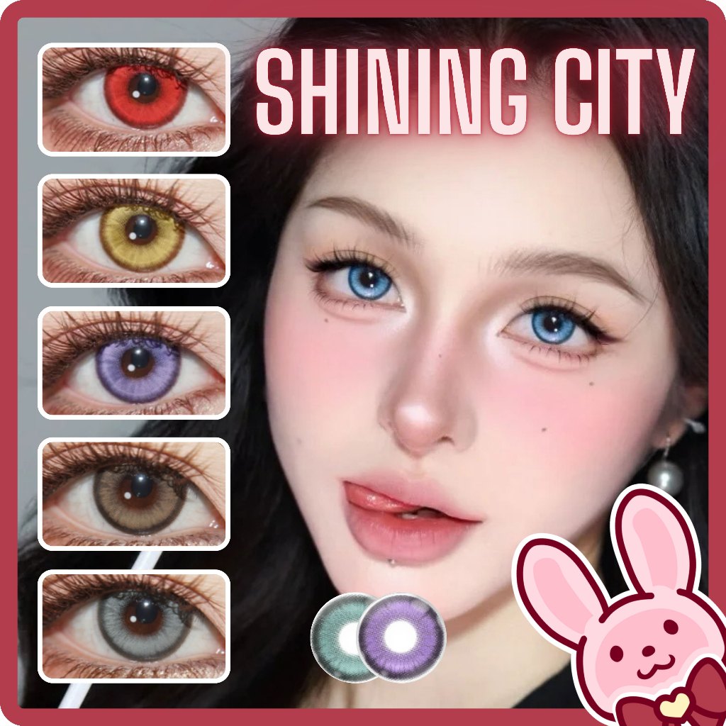 ✨️Jelly Eye✨️ พร้อมส่ง 🇹🇭 มีค่าสายตาบางรุ่น คอนแทคเลนส์แบรนด์ Shining City แบบรายวันจีน