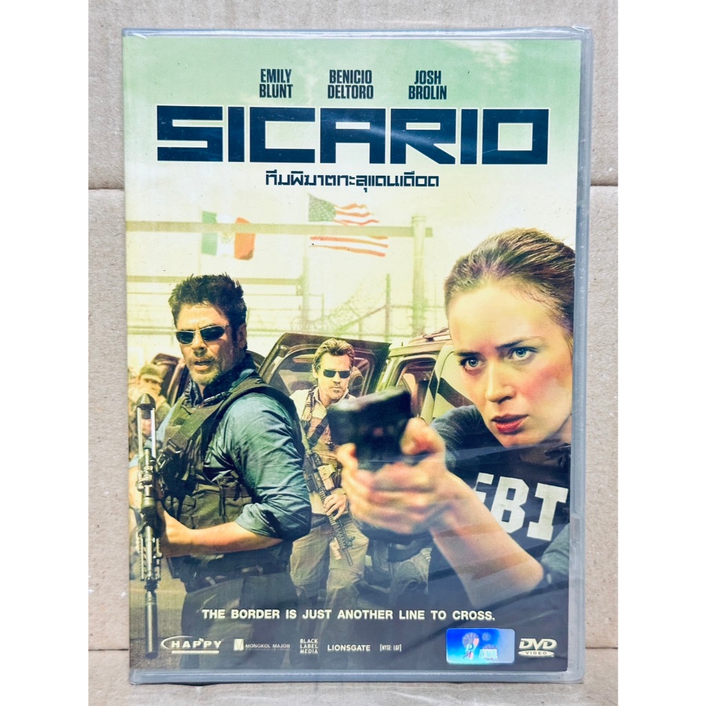 DVD : Sicario (2015) ทีมพิฆาตทะลุแดนเดือด " Emily Blunt, Benicio Deltoro, Josh Brolin "