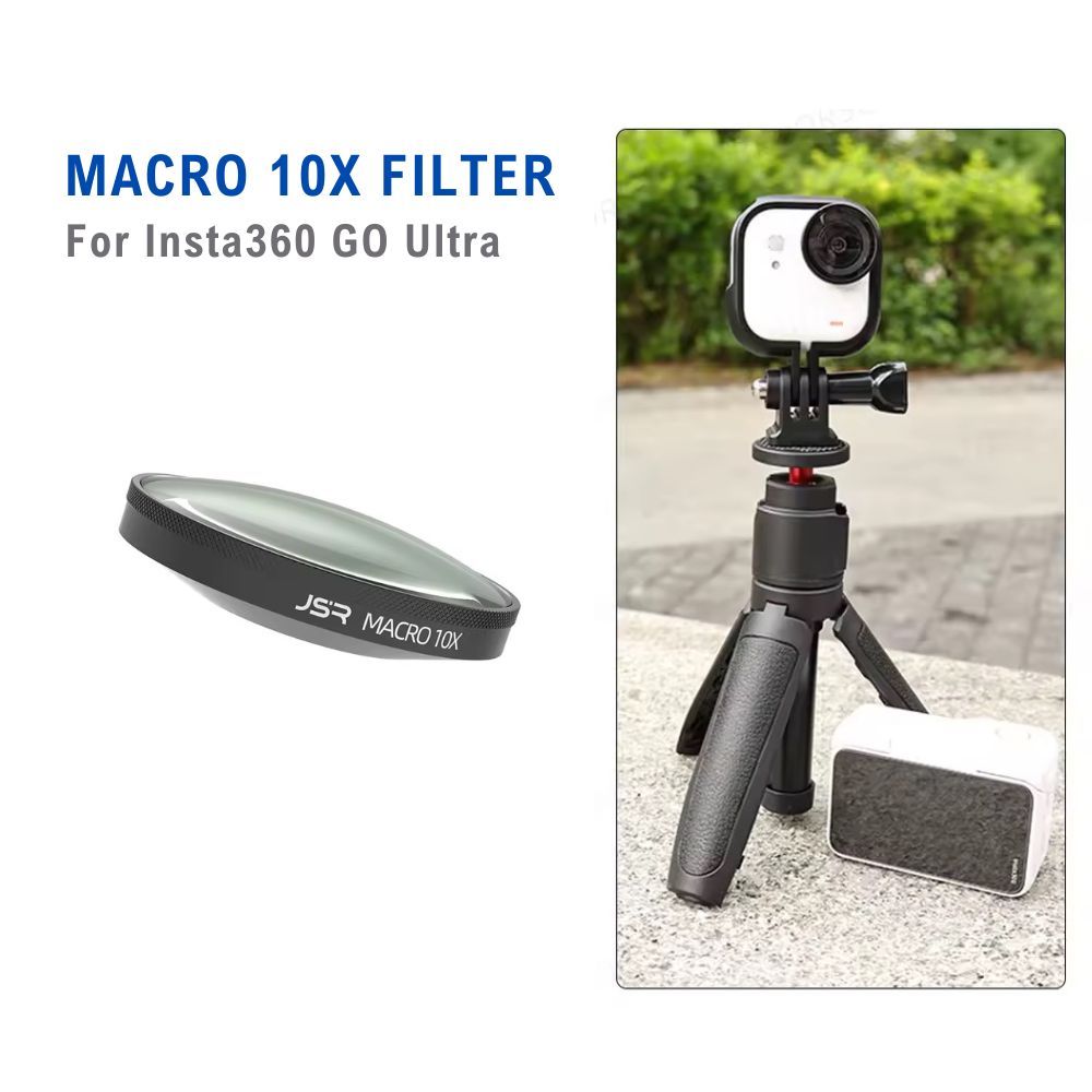 Macro Lens Filter for Insta360 GO Ultra, 10X HD Portrait Focus Lens Photography Accessories