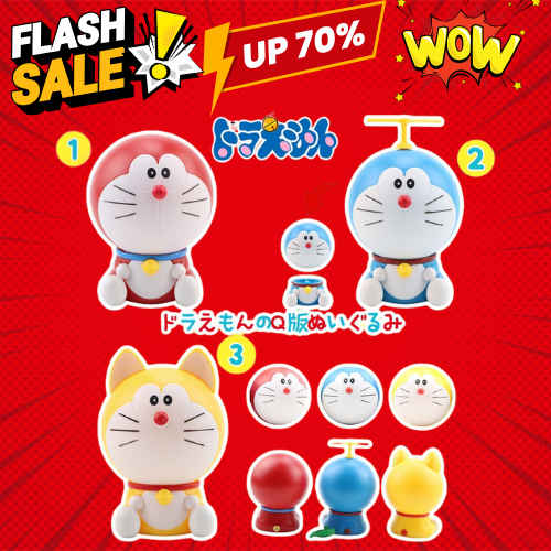 โมเดลโดเรม่อน ไข่โดเรม่อน ไข่กาชาปอง พร้อมส่ง Doraemon โดเรม่อน มีให้เลือกหลายแบบ