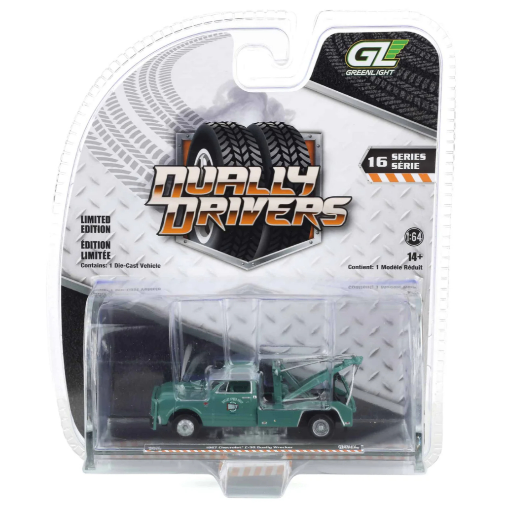 Greenlight | 1967 Chevrolet C-30 Dually Wrecker - Holley Speed Shop สเกล 1/64 46160