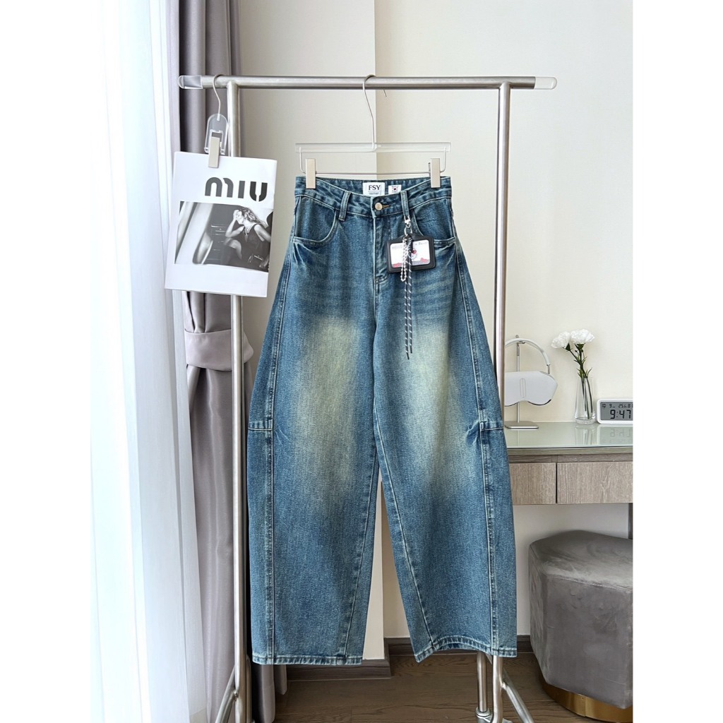 Kitty Baggy Denim กางเกงยีนส์Baggy TAG FSY 🇰🇷