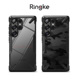 Ringke Fusion X เคส Samsung S25 Ultra เคสกันกระแทก คลุมกล้อง ขอบยาง TPU 💢ฟรีสายคล้อง💢 ( ส่งทันที )