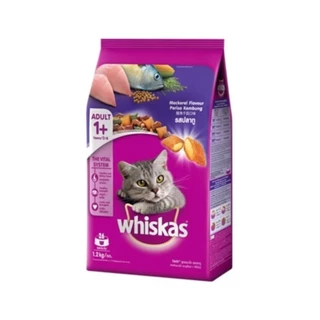 Whiskas วิสกัสแมวโต 1 ปีขึ้นไป ยกลัง 1.2 กก 6 ถุง